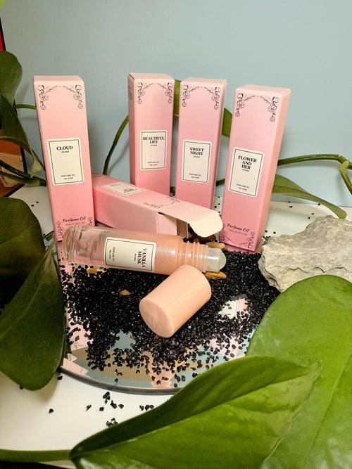 Essential Oil Perfume- Long lasting Fruity Woody Musk Cedar Vanilla Fragrance Perfume Roll