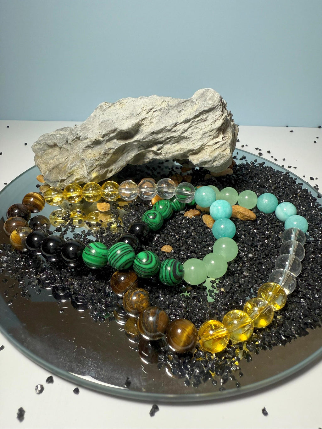 Money Magnet, Wellness, Lucky Gemstone, Tiger Eye Bead Bracelet