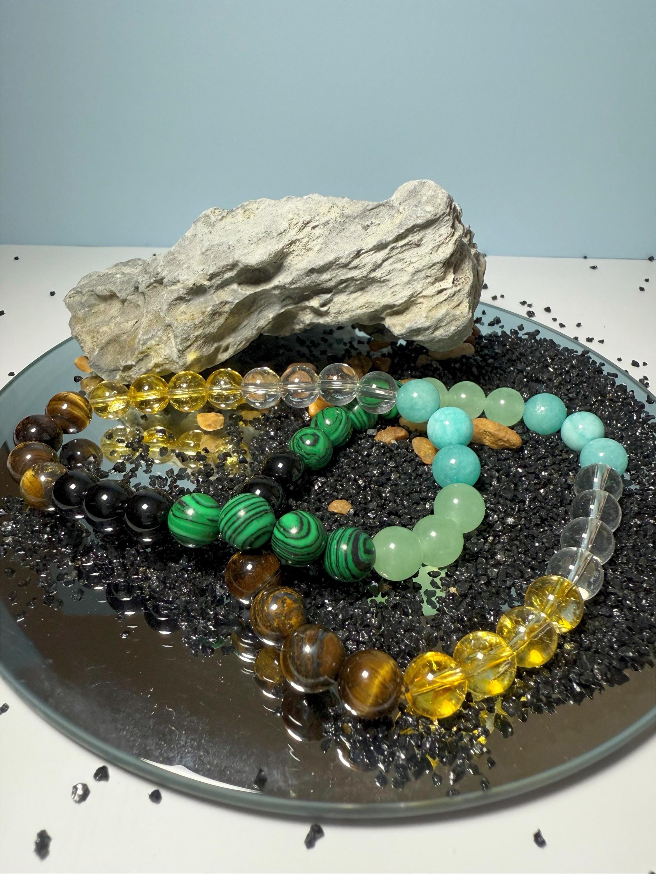 Money Magnet, Wellness, Lucky Gemstone, Tiger Eye Bead Bracelet