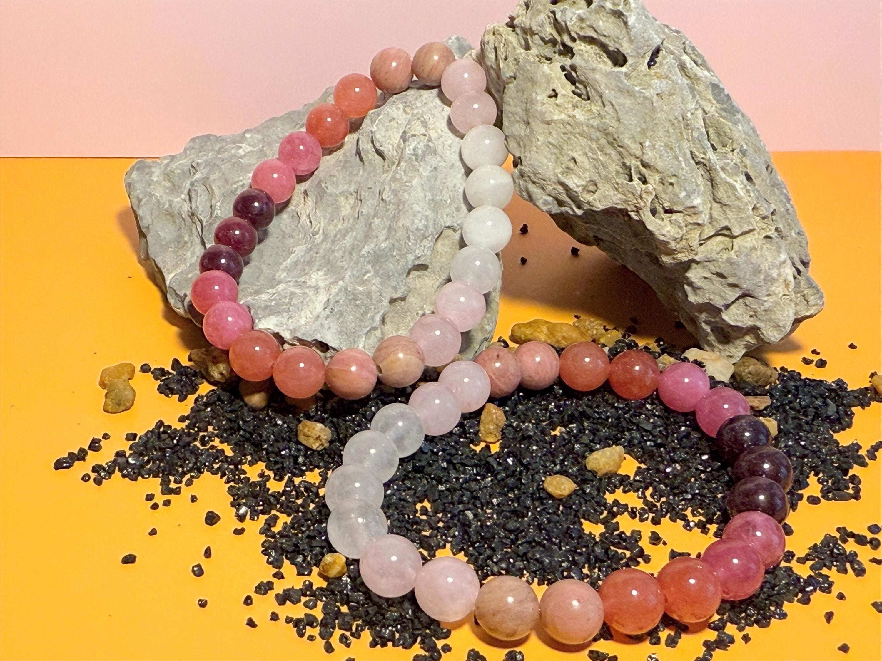 Natural Healing Crystal Women Soulmate Love, Love Spell Couple 8mm Beaded Bracelets