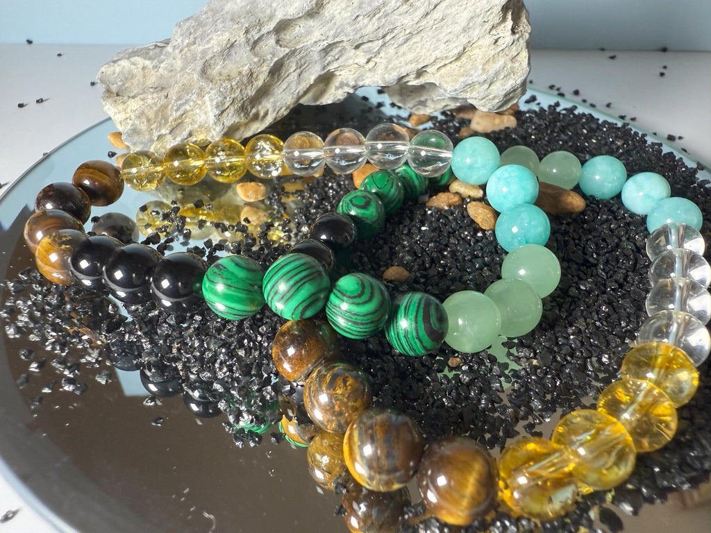 Money Magnet, Wellness, Lucky Gemstone, Tiger Eye Bead Bracelet
